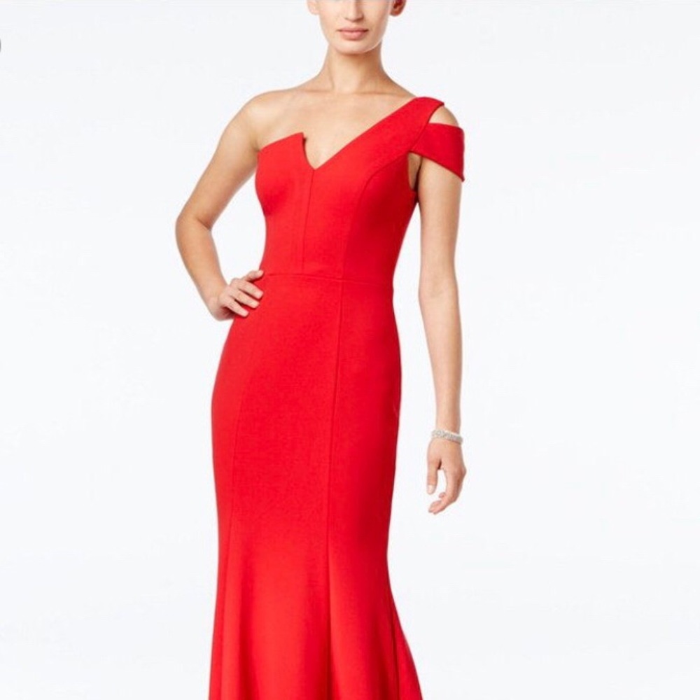 Betsy and Adam Asymmetric Mermaid Gown